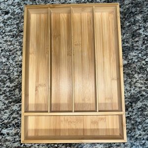 WOODEN SILVERWARE ORGANIZER !!